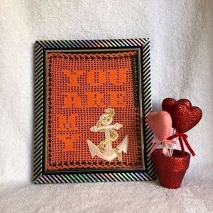 Handmade Wall Decor “YOU ARE MY ANCHOR”